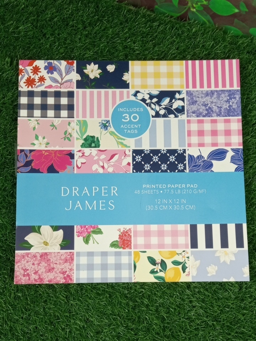 🏠 Draper James Floral & Plaid Printed Paper Pad